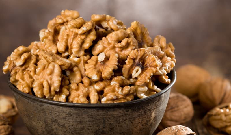 مغز گردو دندانه مناسب صنایع غذایی و فرآوری خوراکی